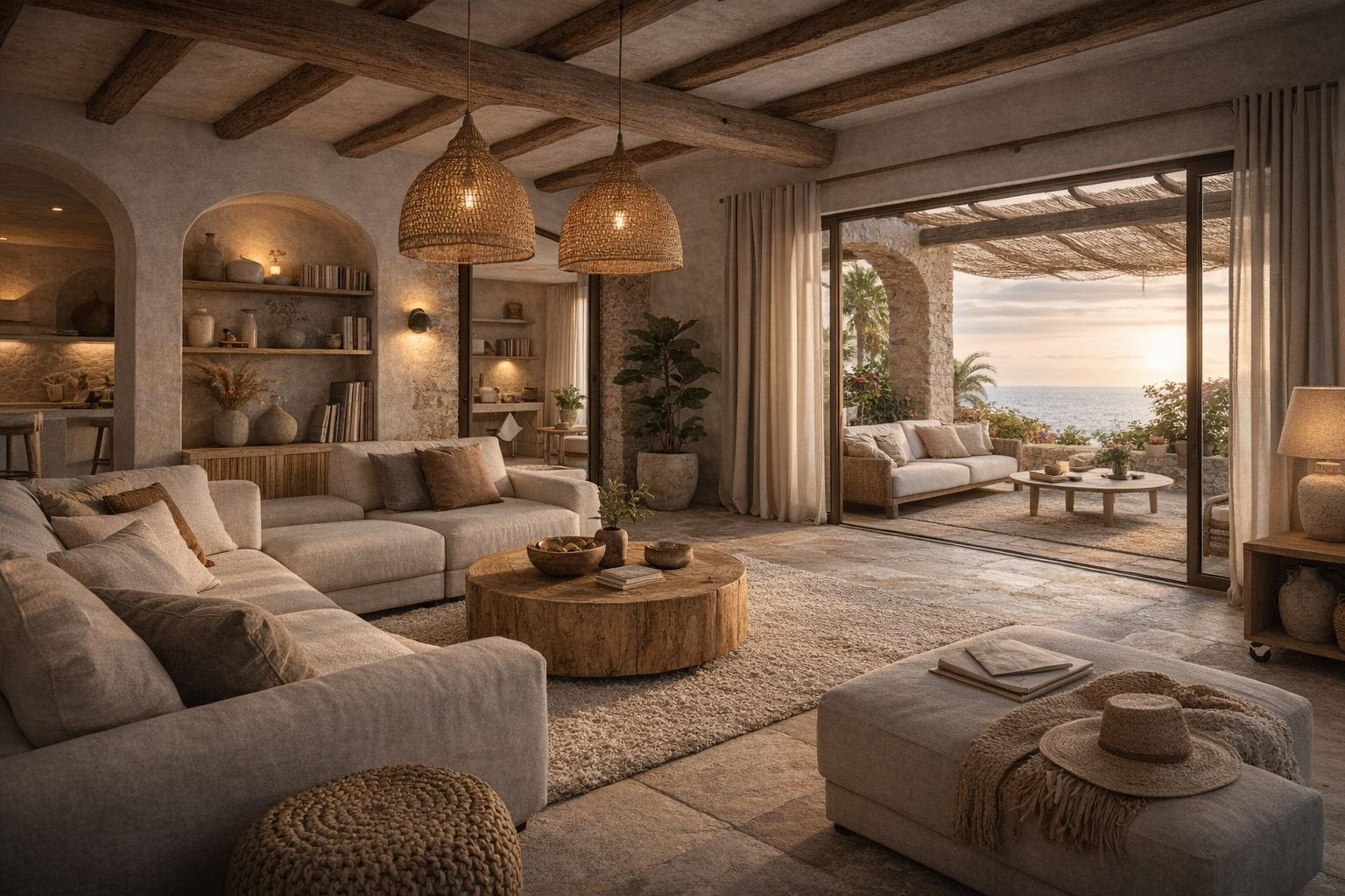 proyectos de interiorismo en málaga con estilo mediterráneo contemporáneo y luz natural