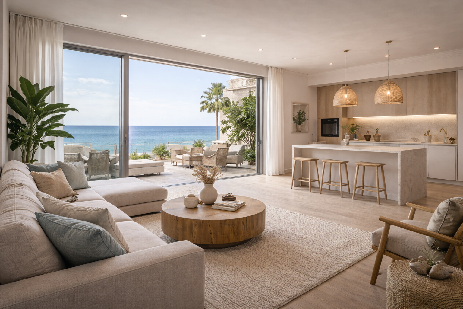 proyectos de interiorismo en málaga con estilo mediterráneo contemporáneo y luz natural