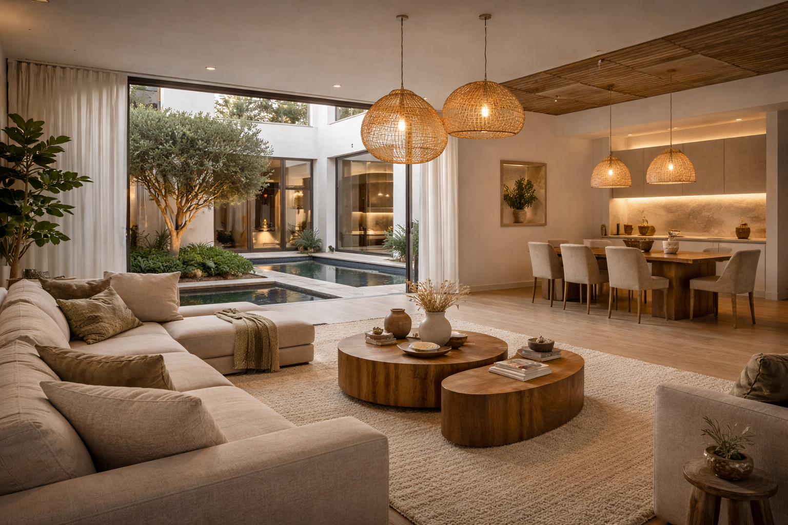 proyectos de interiorismo en málaga con estilo mediterráneo contemporáneo y luz natural
